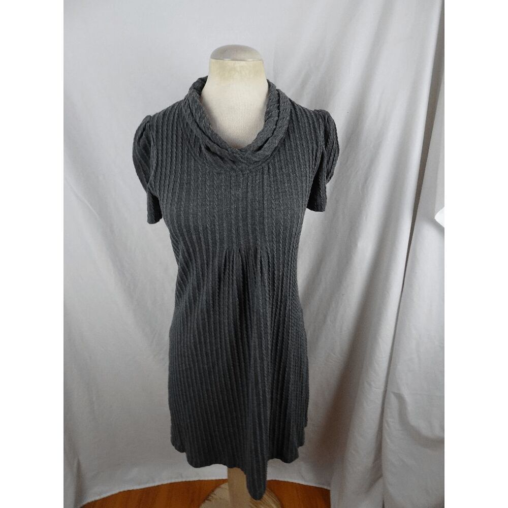 Jessica Howard Women Grey Sweater Dress Size S